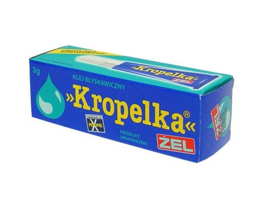KROPELKA sekundové lepidlo 3g. v géli
