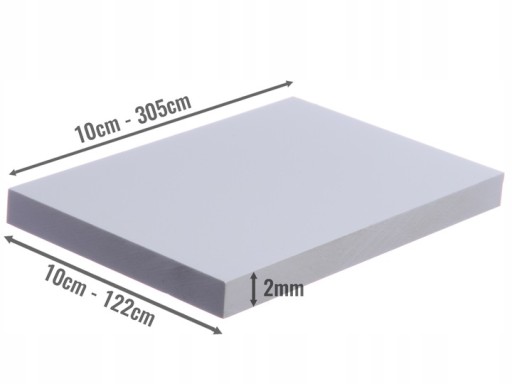 DOSKY TVRDÉ PVC - 2mm - Vyrobené na mieru
