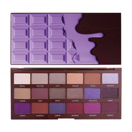 Paletka očných tieňov Makeup Revolution Violet Chocolate