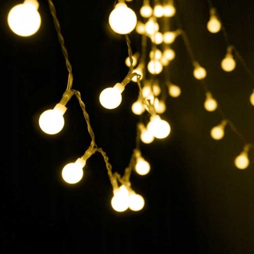 ZÁHRADNÁ STRUNKA SVETLÁ, VODEODOLNÁ, ODOLNÁ, 50 LED, 15m