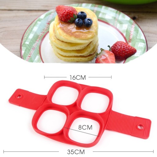 Silikónová forma na palacinky, palacinky, vajíčka, omelety, forma na vyprážanie