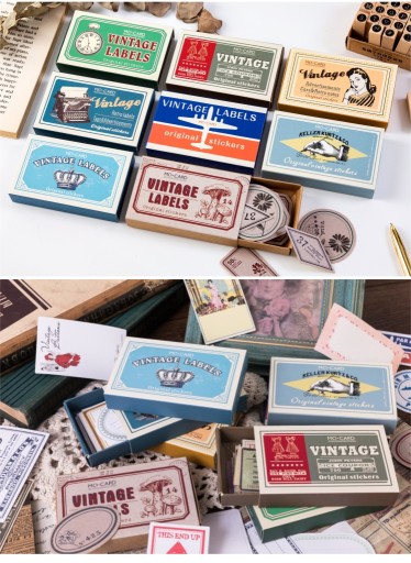 Retro Scrapbookingové nálepky na Scrapbookingové steny