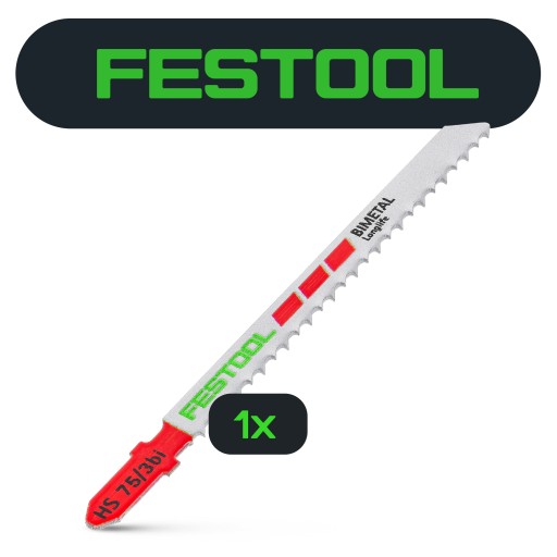 List priamočiarej píly Festool PLASTOVÝ MATERIÁL HS 75/3 BI/5 204336