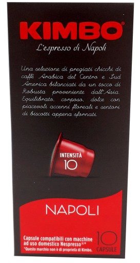 Kávové kapsuly Kimbo Napoli pre Nespresso 10 ks