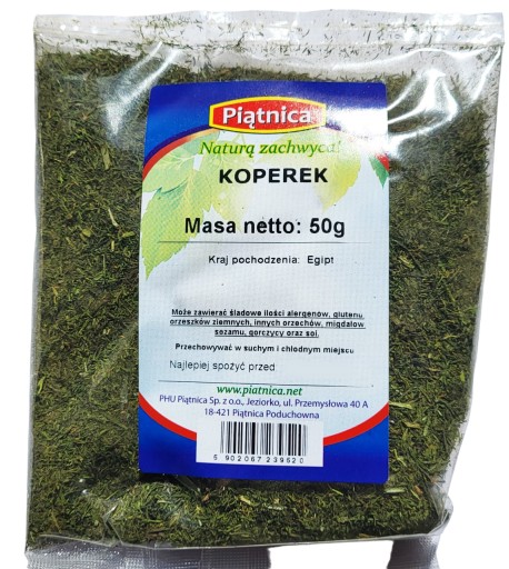 KOROR SUŠENÉ KOPROVÉ IHLIKY 50G PIATNICA