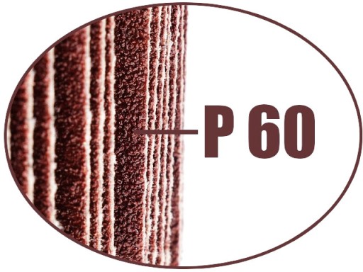 BRÚSNY KOTOÚČ S KLAPKOVOU BRÚSOU NA STOPKE PRE VŔTAČKU 30x15 GR. 60 PL
