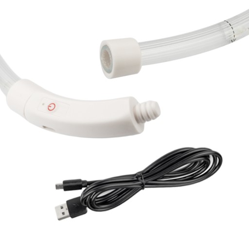 LED OSVETLENIE PRE PSA A MAČKY, NASTAVITEĽNÉ, 70 cm