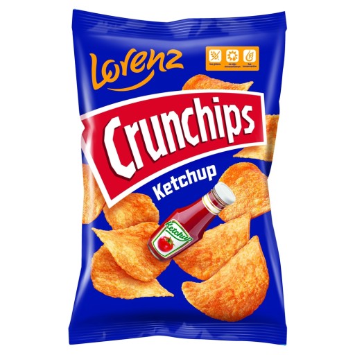 1x 140g CRUNCHIPS Kečupové lupienky
