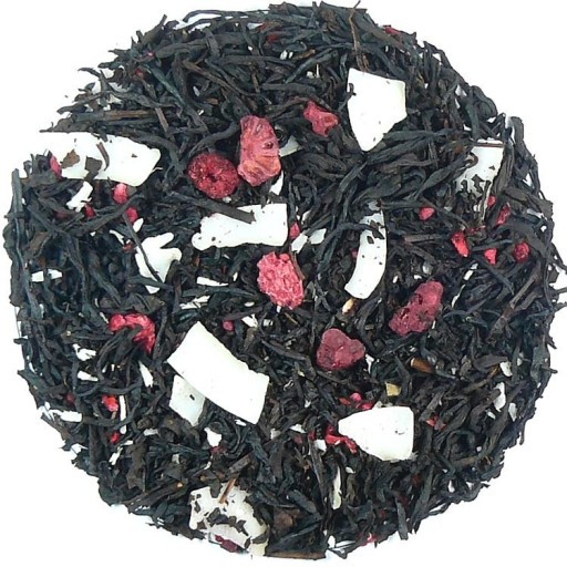 ČIERNY ČAJ Yunnan Black Rafaello Malina LAHODNÉ 50g