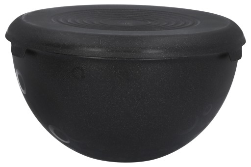 Čierna KUCHYŇSKÁ MISKA z plastu, 3L, POKROK, veľký priemer. 24,5 cm