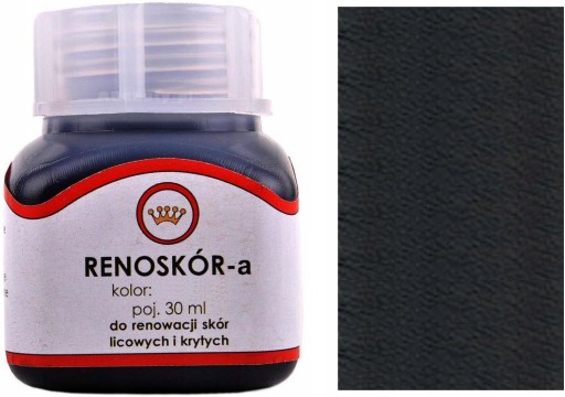 G10-01 ČIERNA RENO FARBA NA KOŽU FARBA NA KOŽU 30ml