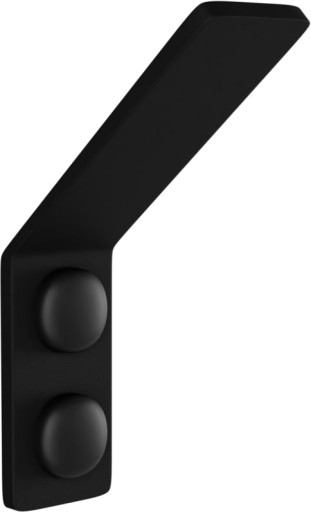 Jednostenný vešiak háčik predsieň Kúpeľňa Metal Loft Black