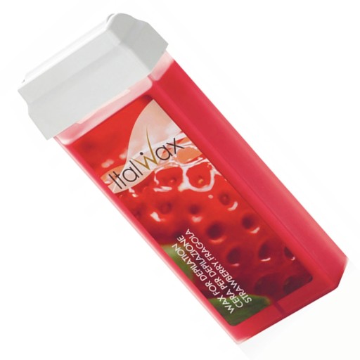ITALWAX depilačný vosk na rolke 100ml JAHODA