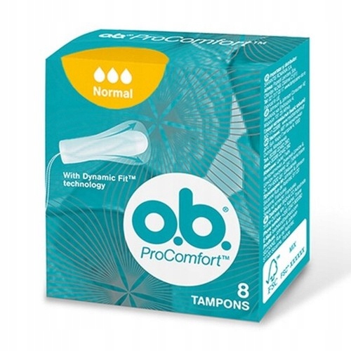 Tampóny Ob Pro Comfort 8 kusov normálne O.B.