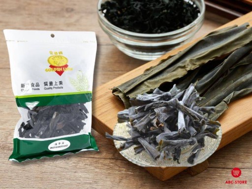 Sušené morské riasy Riasy Kombu Riasy veľké kúsky Uzlík sušené morské riasy 150g