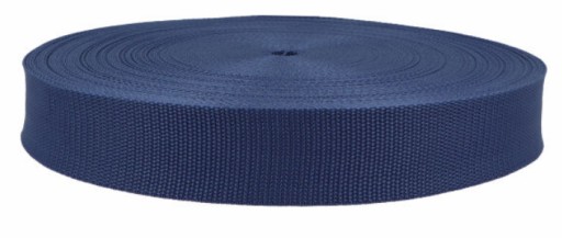 Páska na prenášanie koženého popruhu 4 cm 40 mm - námornícka modrá
