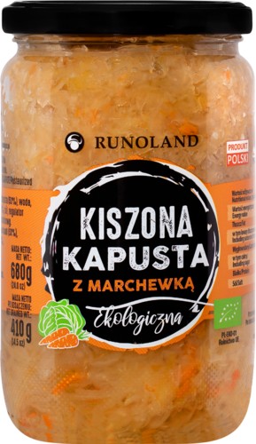 Runoland kyslá kapusta s mrkvou - zdravý doplnok (bio a zelenina)