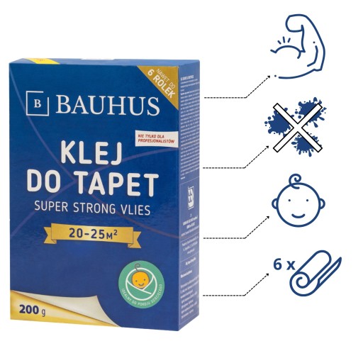 Lepidlo na tapety práškové STRONG SAFE Universal