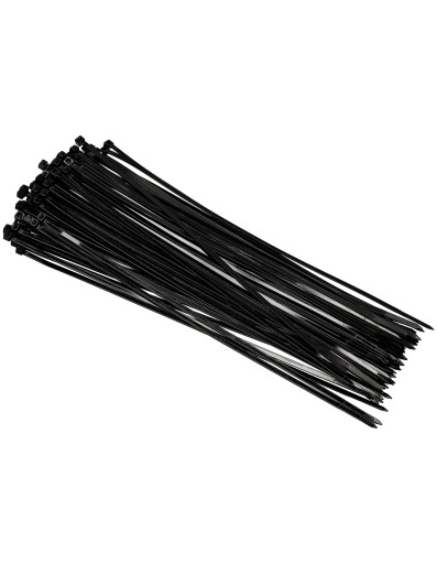 Sťahovacie pásky 4,6x350mm Čierna 100 ks