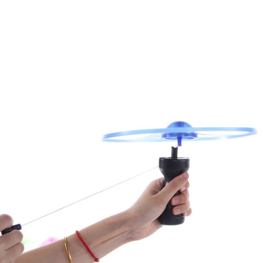 Odpaľovač lietajúci disk UFO vrtuľa svieti LED