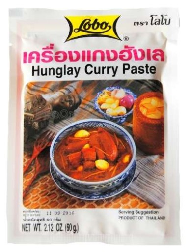 Hunglay kari pasta, thajské kari 60g Lobo