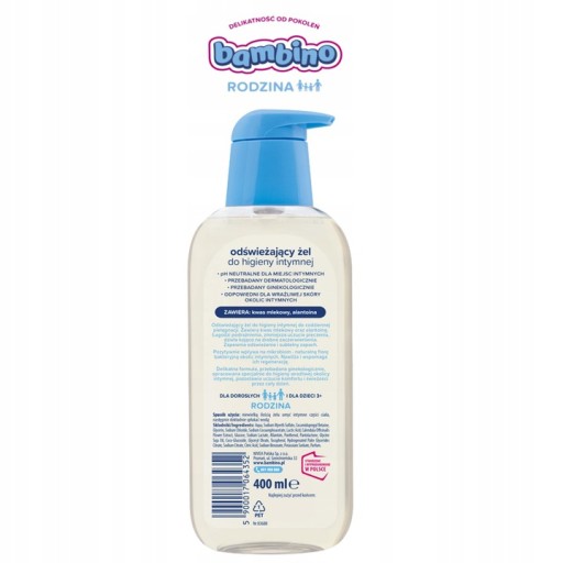 BAMBINO FAMILY Gél na intímnu hygienu 400ml