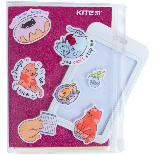 NOTEBOOK NOTEBOOK DIÁR A6 PINK KOTE KITE