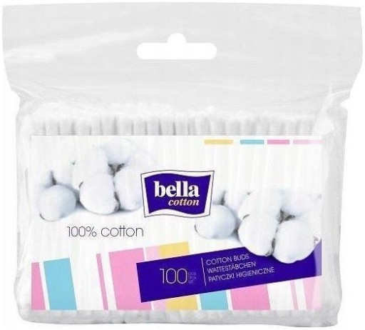 Kozmetické tyčinky Bella vo fólii, 100 ks
