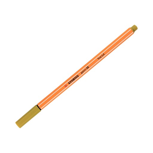 0,4 mm khaki jemná linka Stabilo Point 88/66