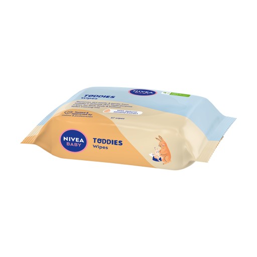 NIVEA BABY TODDIES Vlhčené obrúsky pre deti - jemné 57 ks.