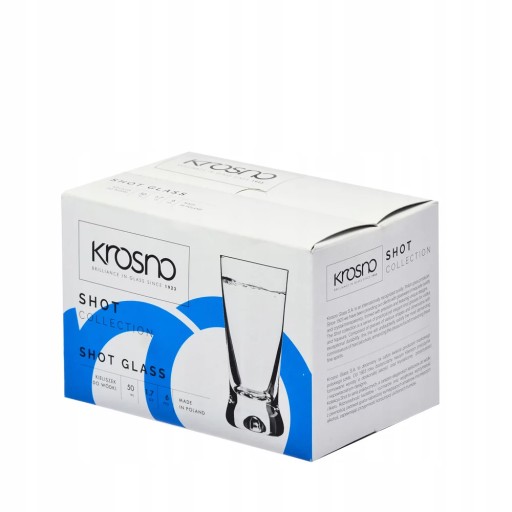 Poháre na vodku 6 ks 50 ml X-line Krosno