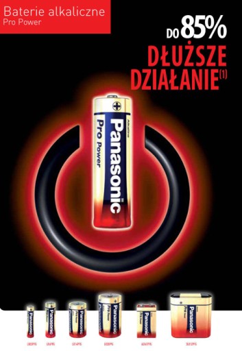 Alkalické batérie Panasonic Pro Power D LR20 1,5V blister 2 ks.