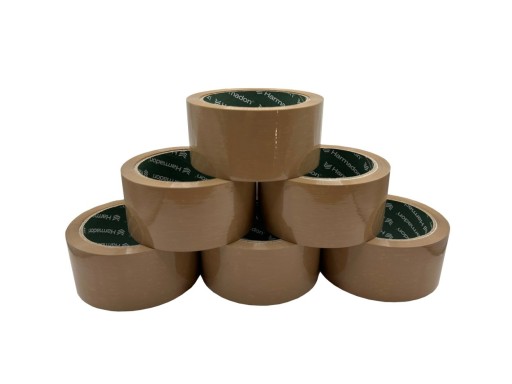 HNEDÁ BALiaca PÁSKA HarmadonTape ECO SOLVENT HNEDÁ PÁSKA 48 mm x 66 m
