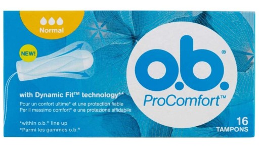 O.B. PROCOMFORT NORMAL TAMPÓNY 16 KS
