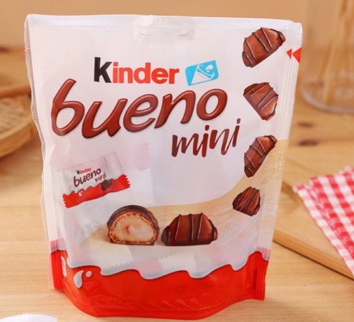 Kinder Bueno Mini 108g Ferrero Chocolate balenie vlašských orechov plnené oblátky
