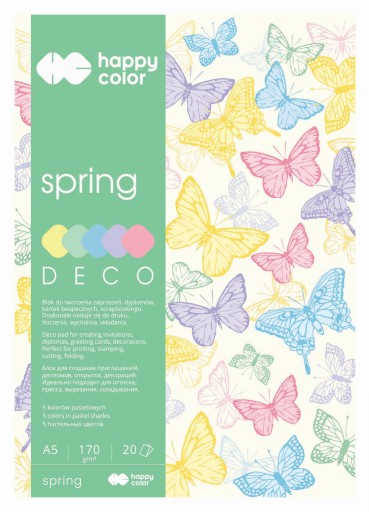 Deco Spring technický blok a5 20 listov