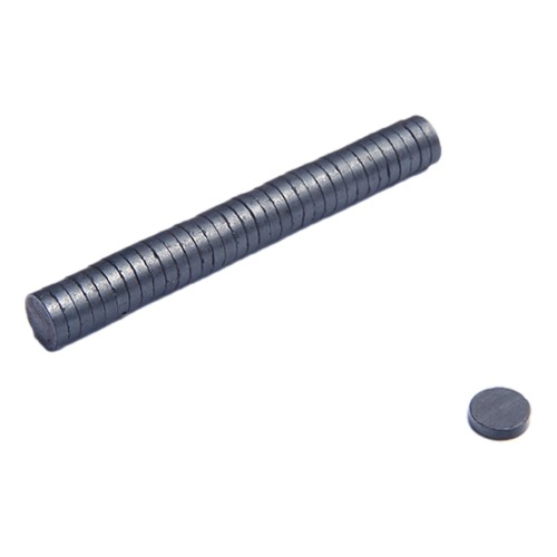 Cylindrický feritový magnet MW 8x2 F30 100 ks.
