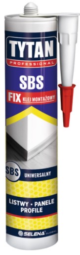 TYTÁNOVÉ MONTÁŽNE LEPIDLO 290ML SBS FIX ŽLTÉ