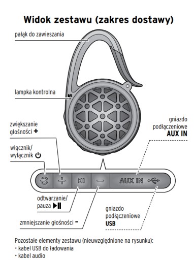 Tchibo Mobile Speaker Prenosný Bluetooth AUX bezdrôtový modrý
