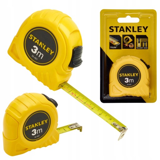 VRECKOVÝ MERACÍ PÁSEK 3MX12,7MM STANLEY