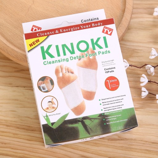 KINOKI ČISTIACE NÁPLAHY DETOXIKAČNÉ OD TOXÍNOV NA NOHY 10 KS