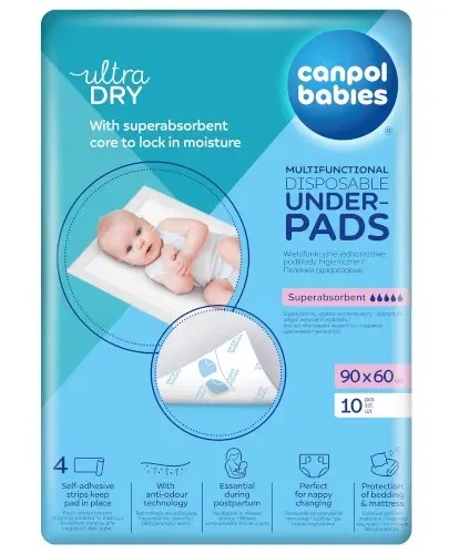 Canpol Babies multifunkčné hygienické vložky