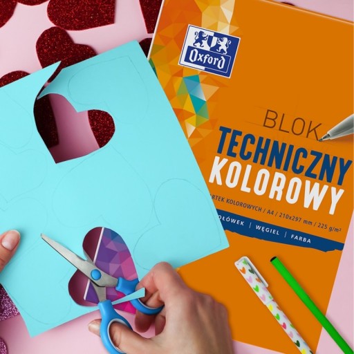 TECHNICKÝ BLOK OXFORD A4 10 FAREBNÝ LIST