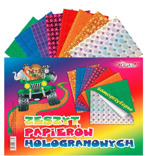 Samolepiaci holografický blok v Aliga Mały ZPHS-6388