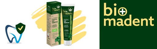 Bio Madent Konopná zubná pasta s bambusovým uhlím 100 ml