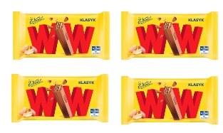 4x 47g WW Originálna oblátková tyčinka poliata mliečnou čokoládou