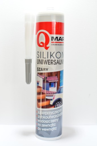 Qmar silikón UNIVERSAL GREY 300ml