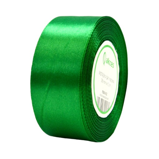 Stuha Saténová stuha, tmavozelená, 38mm, 32mb