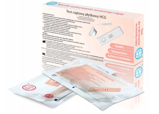 Testeo HCG doštičkový tehotenský test skoré tehotenstvo 1 ks