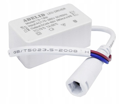 NAPÁJACÍ ZDROJ PRE LED OVLÁDAČ 13-18W 43-60V 300mA
